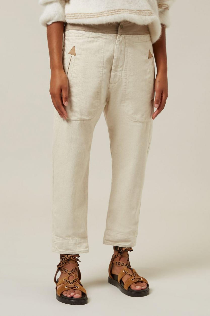 LOOSE PANTS HEMP COTTON