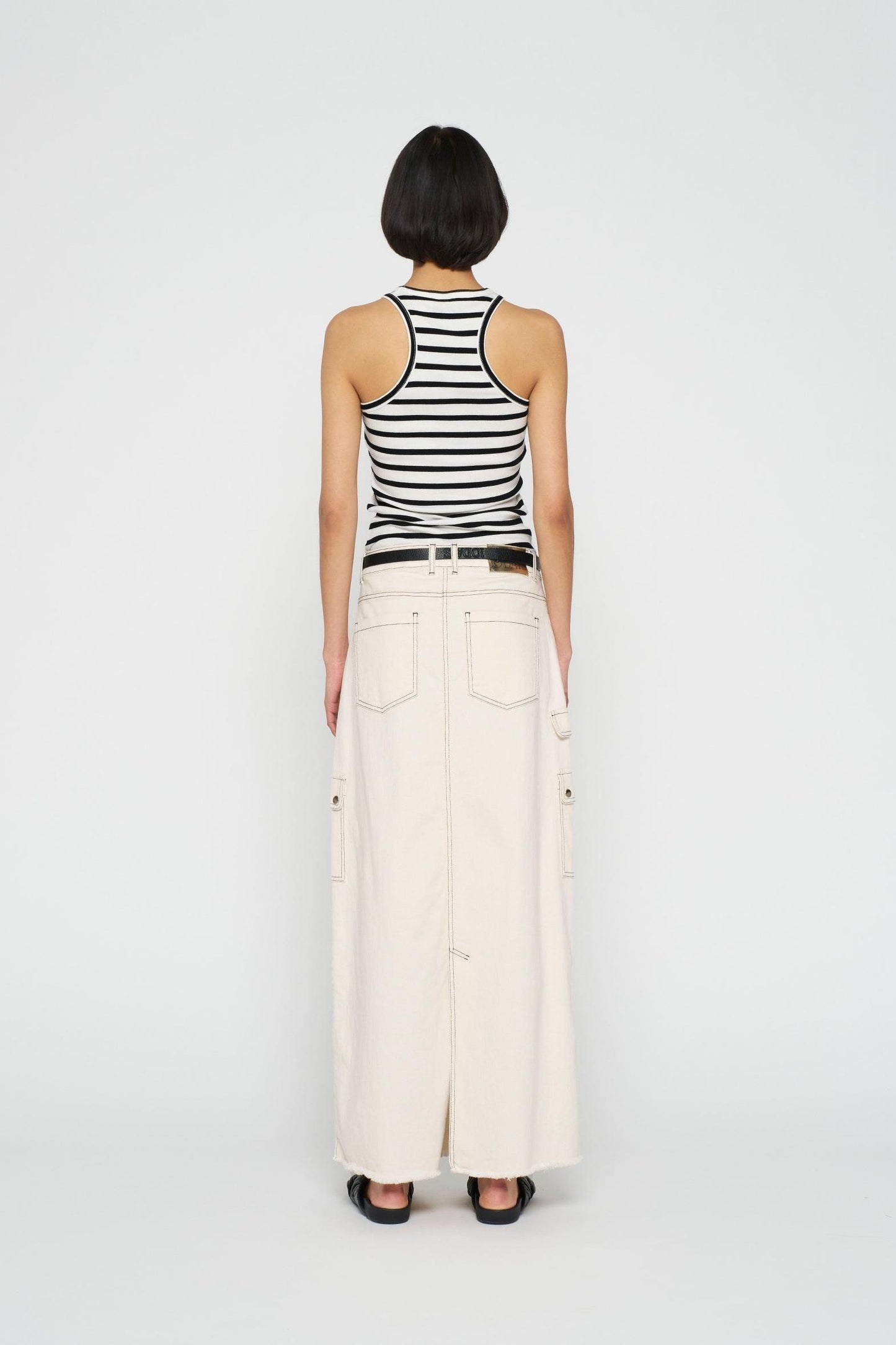 TANK TOP RIB STRIPE