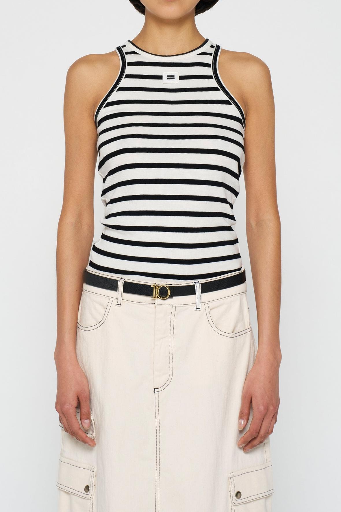 TANK TOP RIB STRIPE