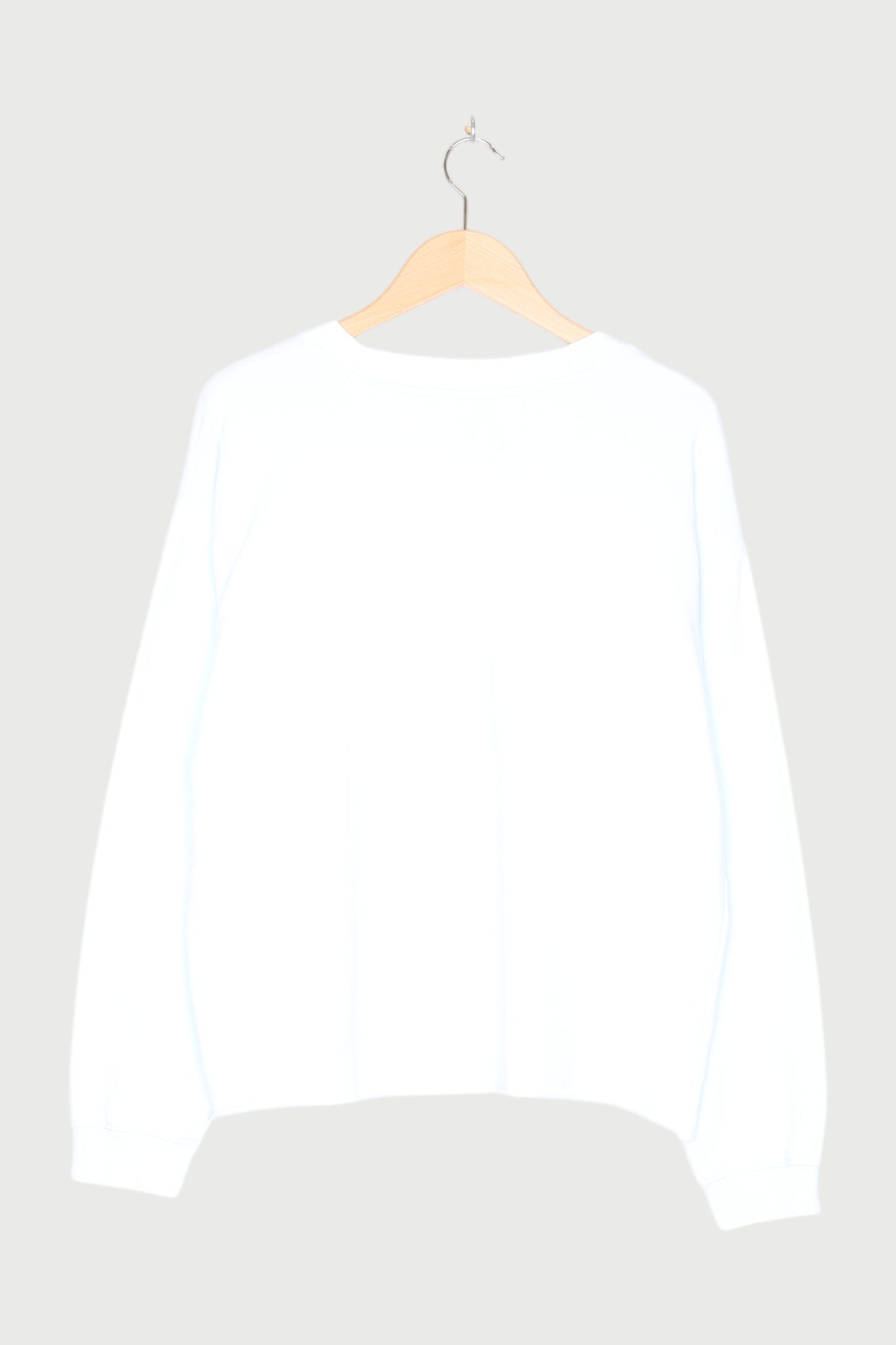RAW EDGE LOGO SWEATER