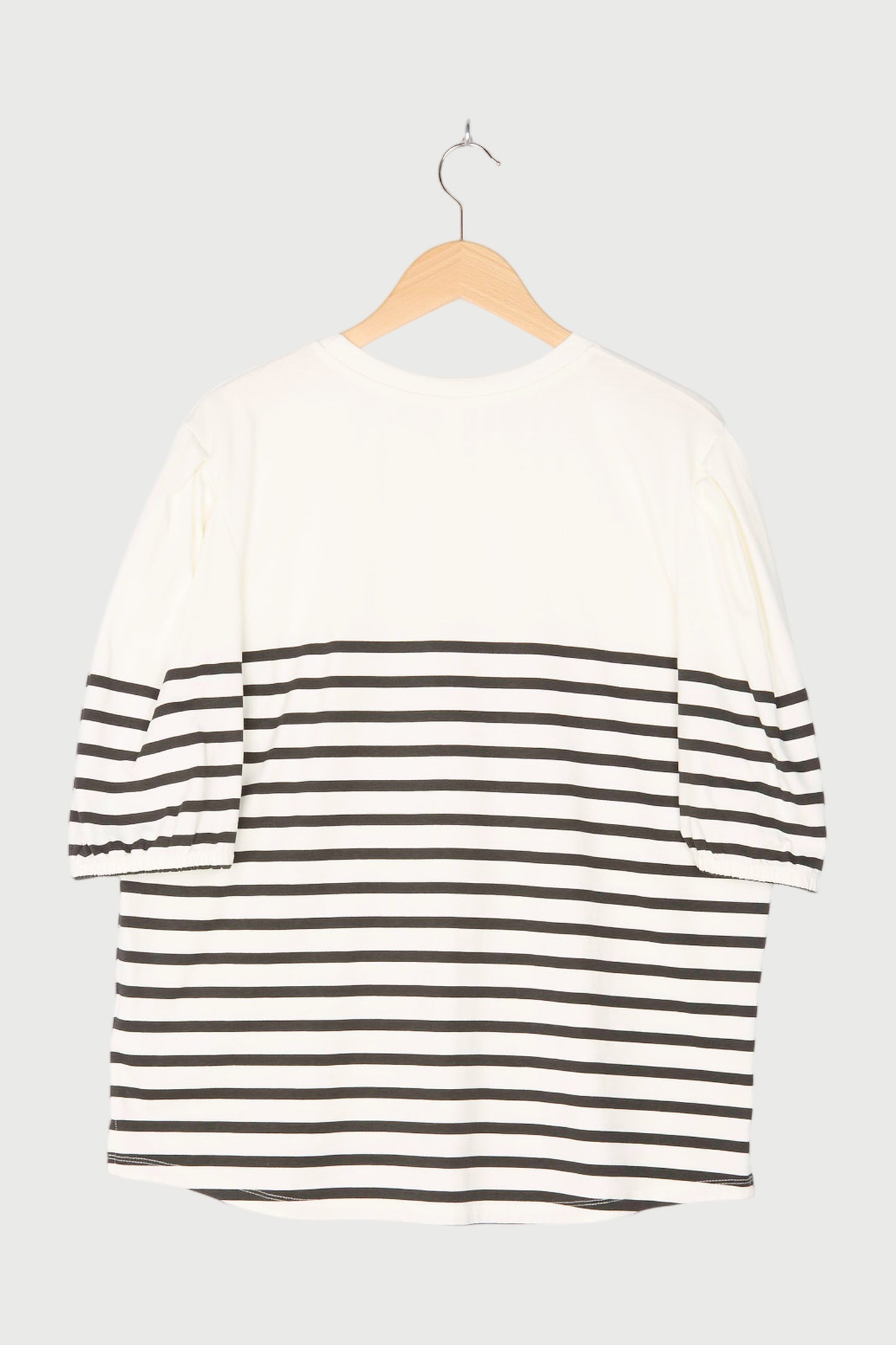 BALLOON SLEEVE TEE STRIPES