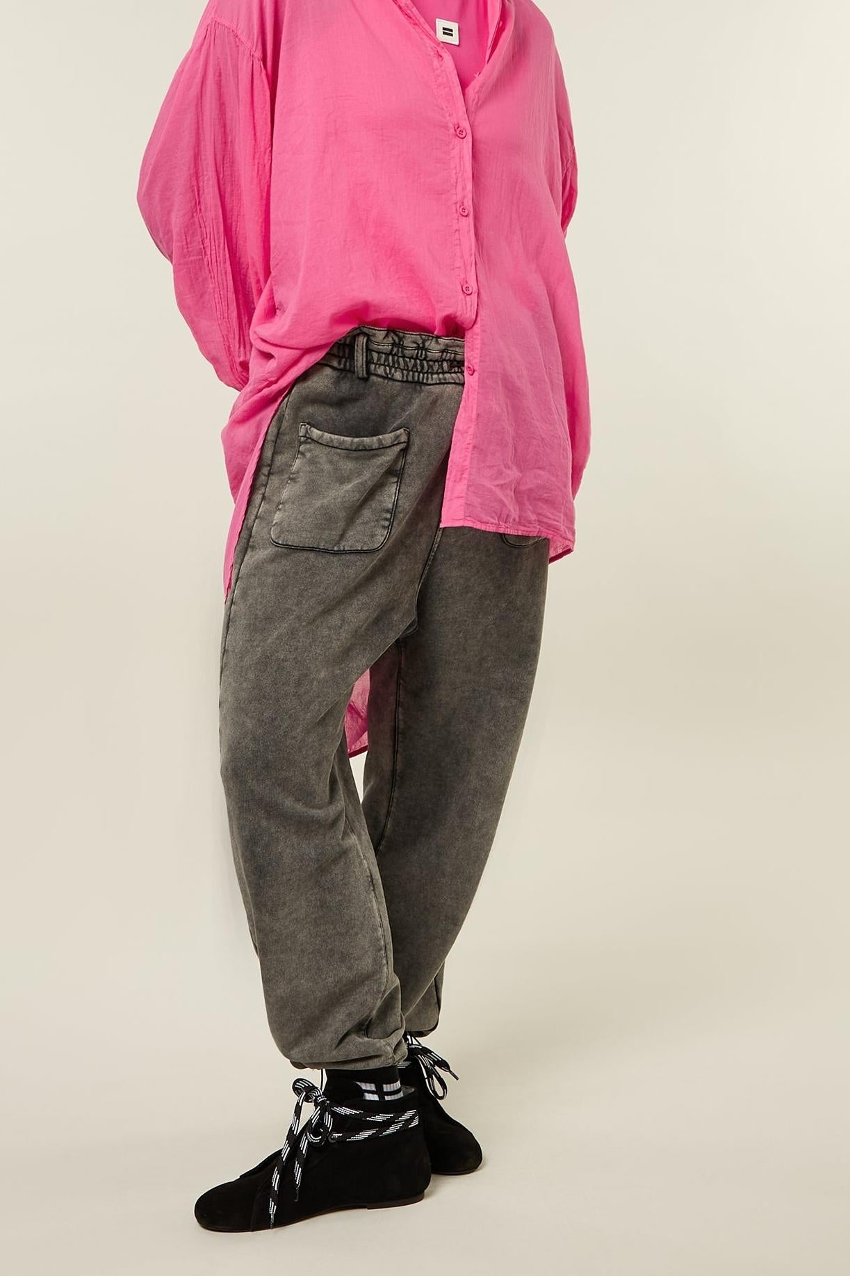 LONG OVERSIZED BLOUSE