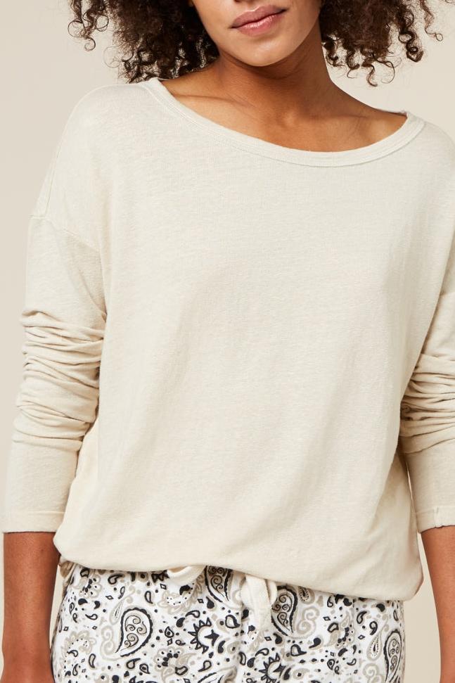 LONGSLEEVE TEE LINEN