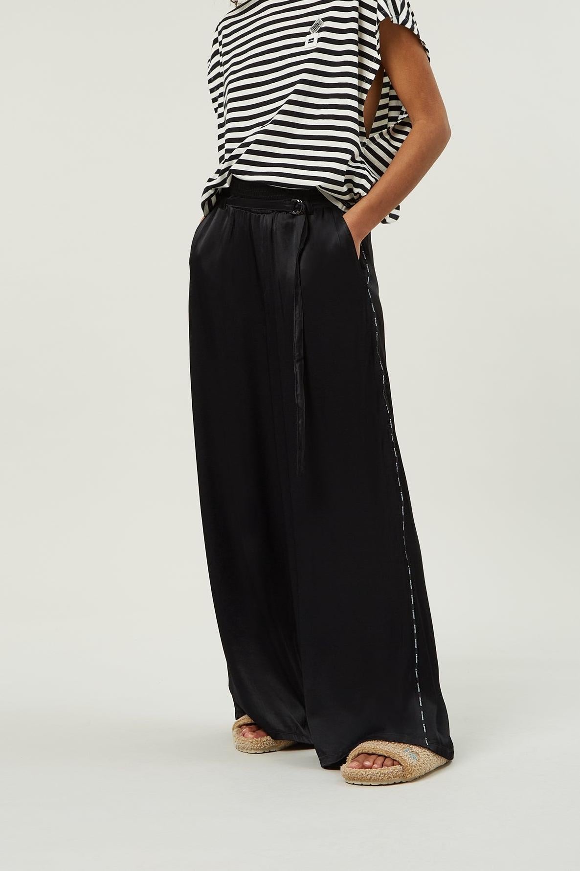 SATIN WIDE PANTS