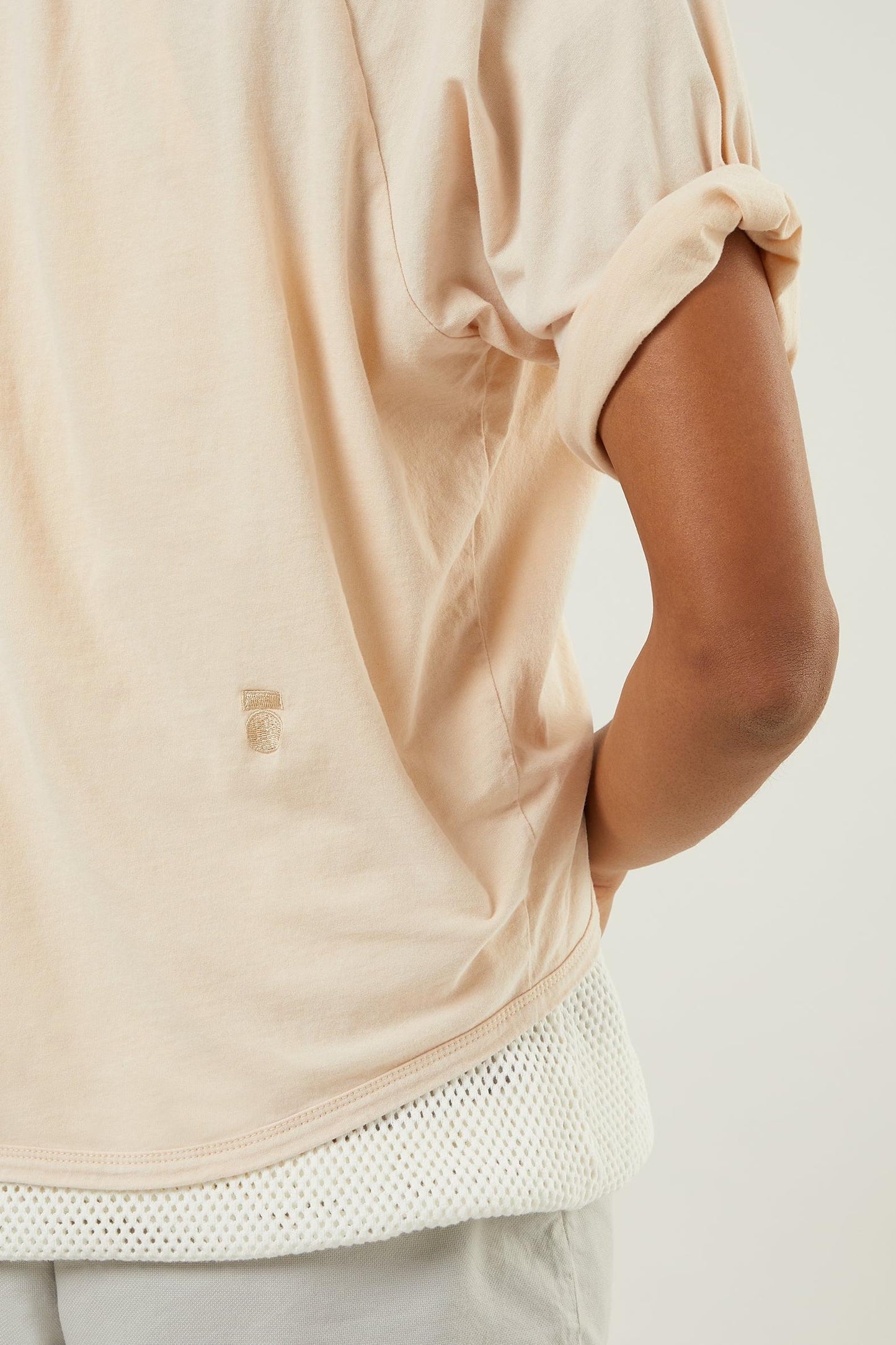 WASHED CARDIGAN BLOUSE
