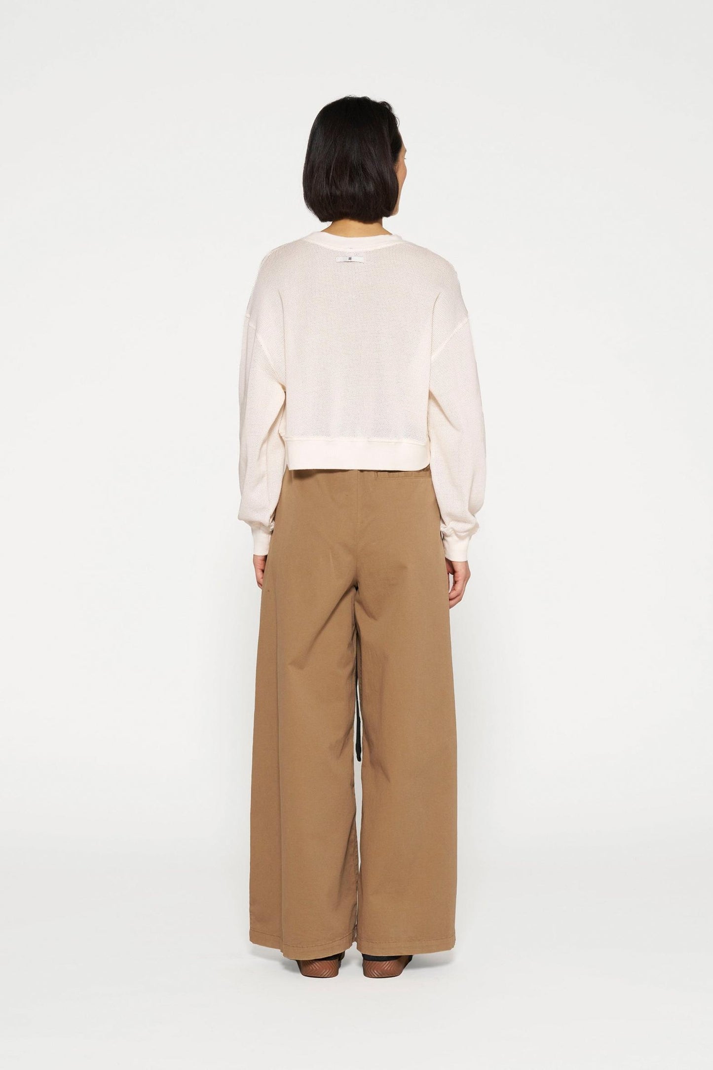 CROPPED SWEATER MESH