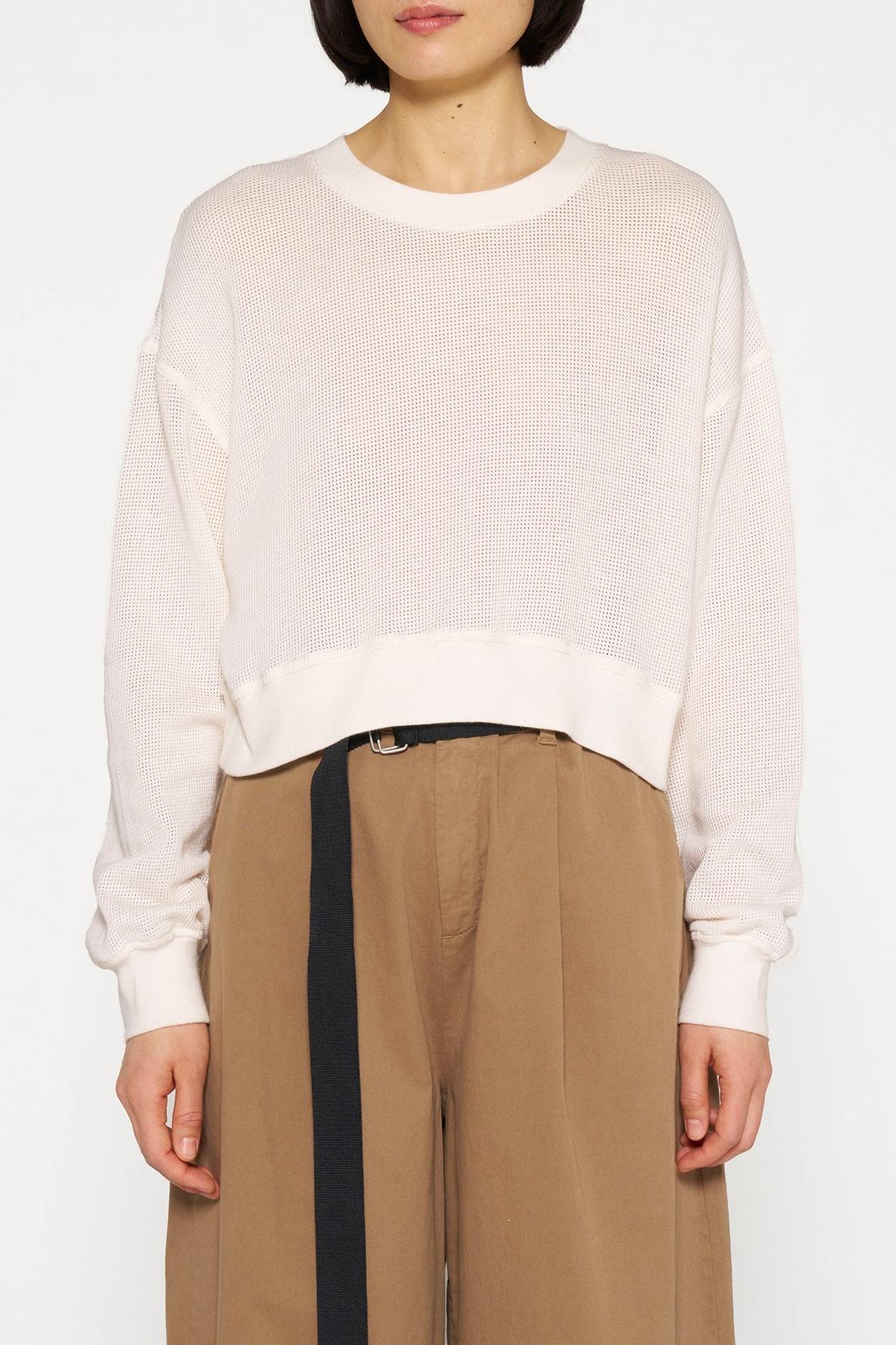 CROPPED SWEATER MESH