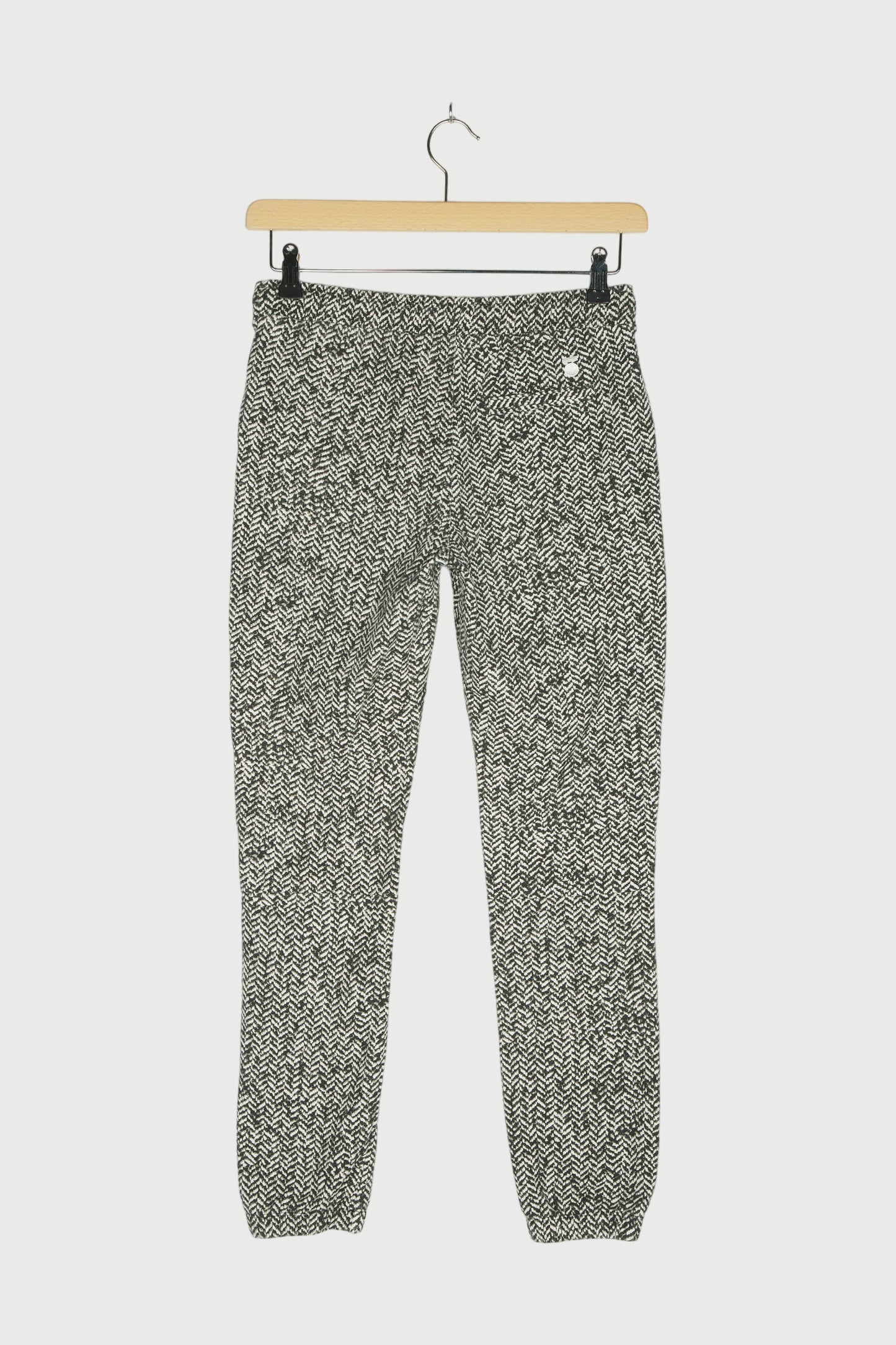 CROPPED JOGGER HERRINGBONE