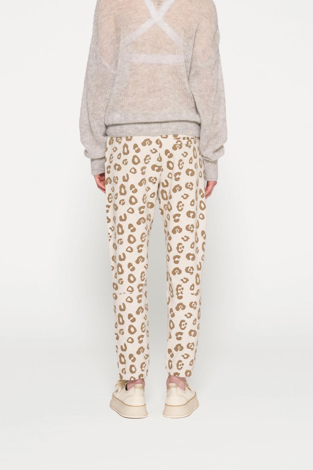 CROPPED JOGGER LEOPARD