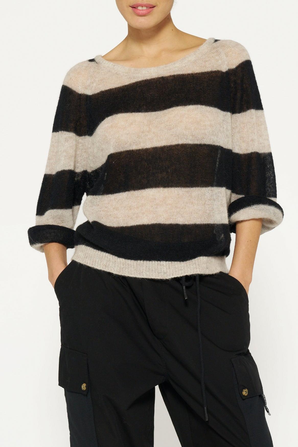 SWEATER THIN KNIT STRIPES