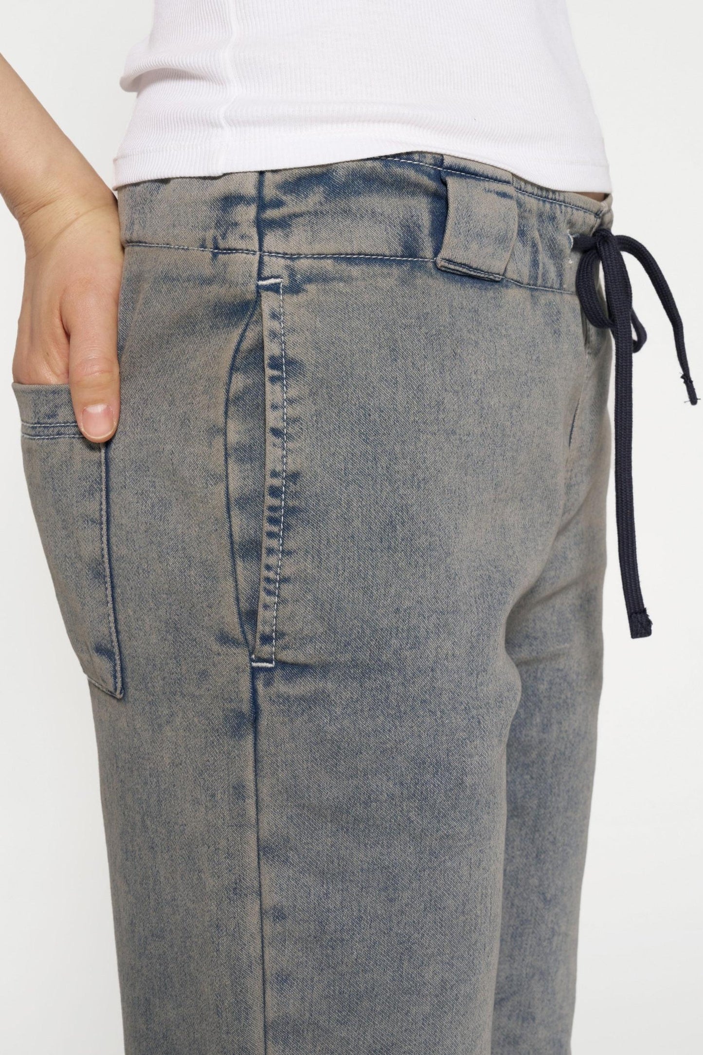 FLARED JOGGER JOG DENIM