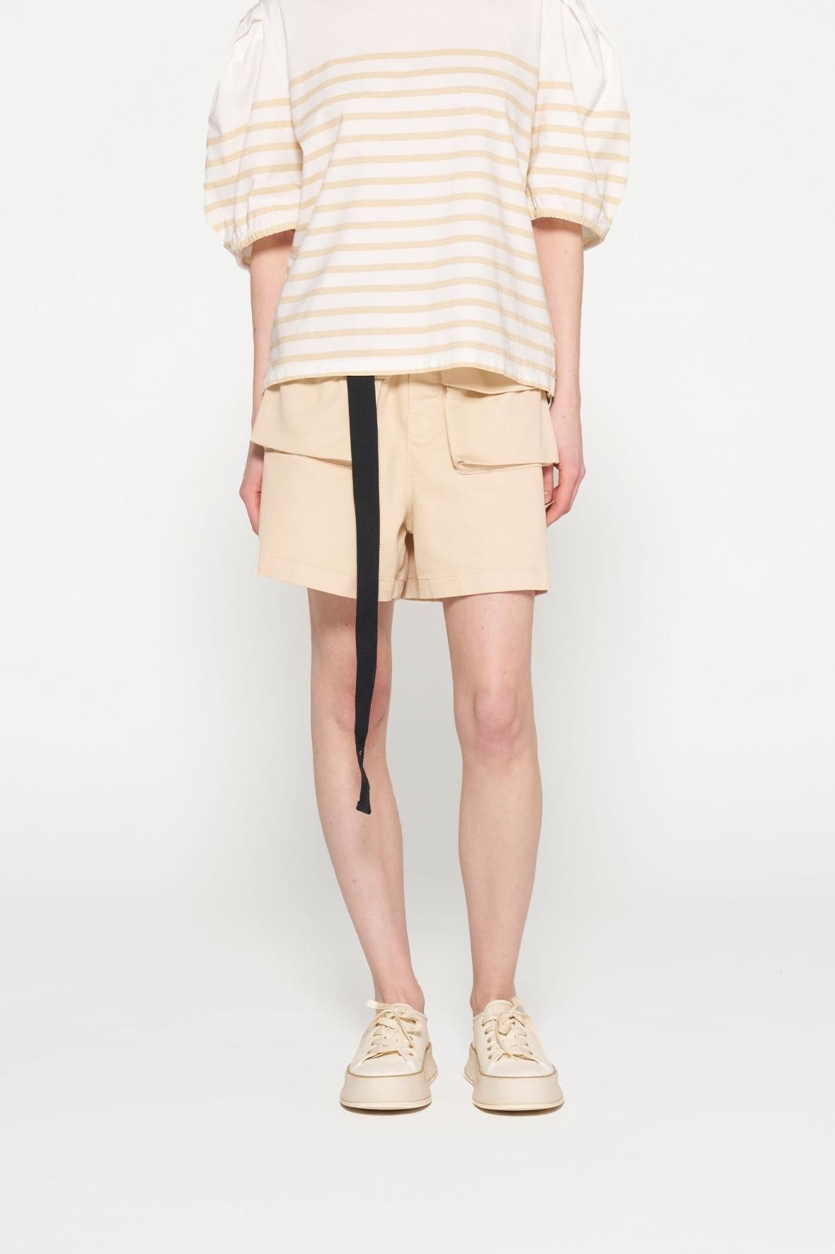 BALLOON SLEEVE TEE STRIPES