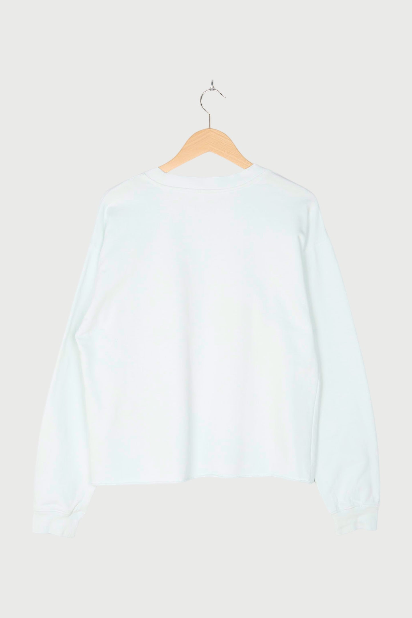 RAW EDGE LOGO SWEATER
