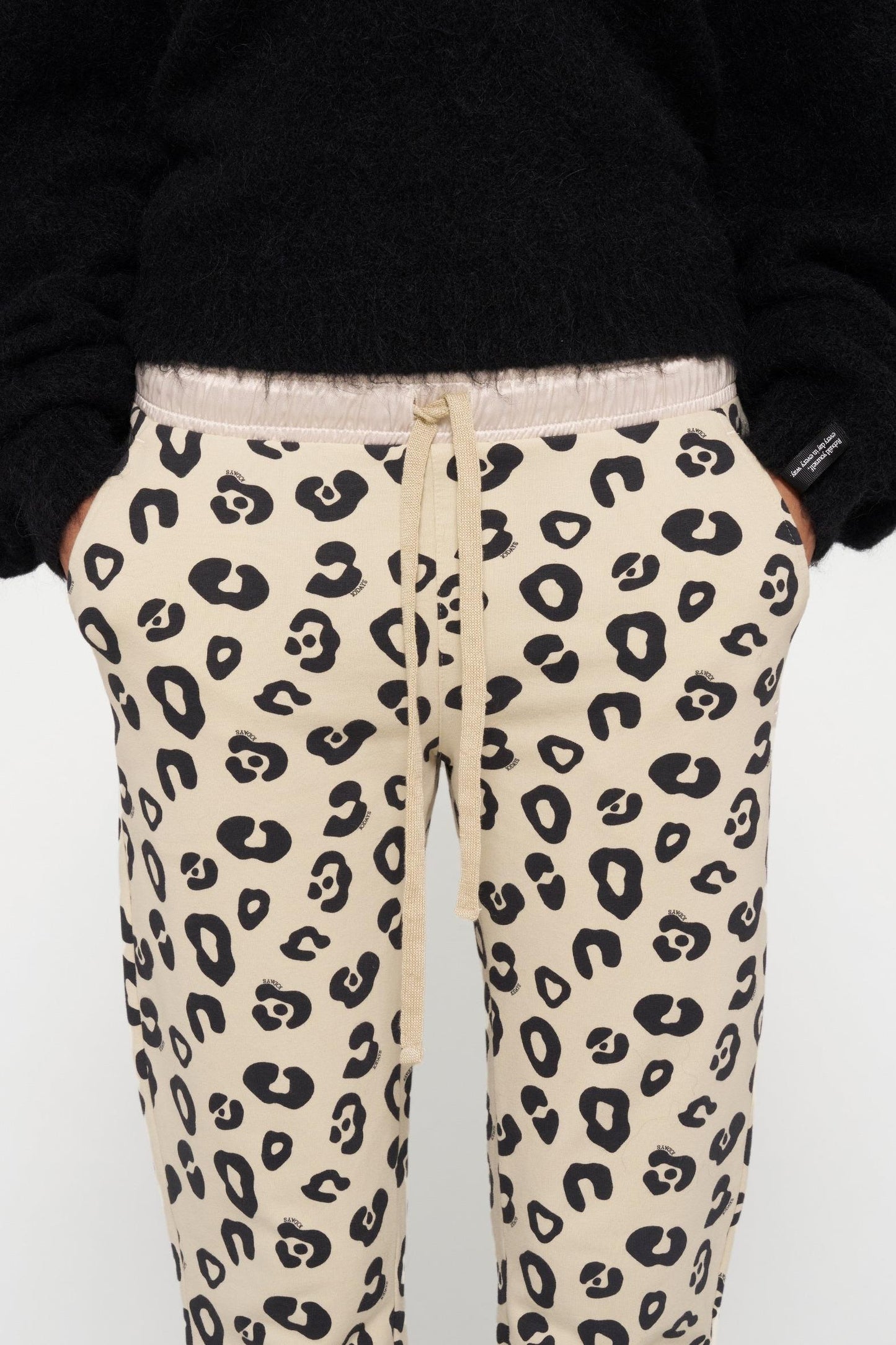 CROPPED JOGGER LEOPARD
