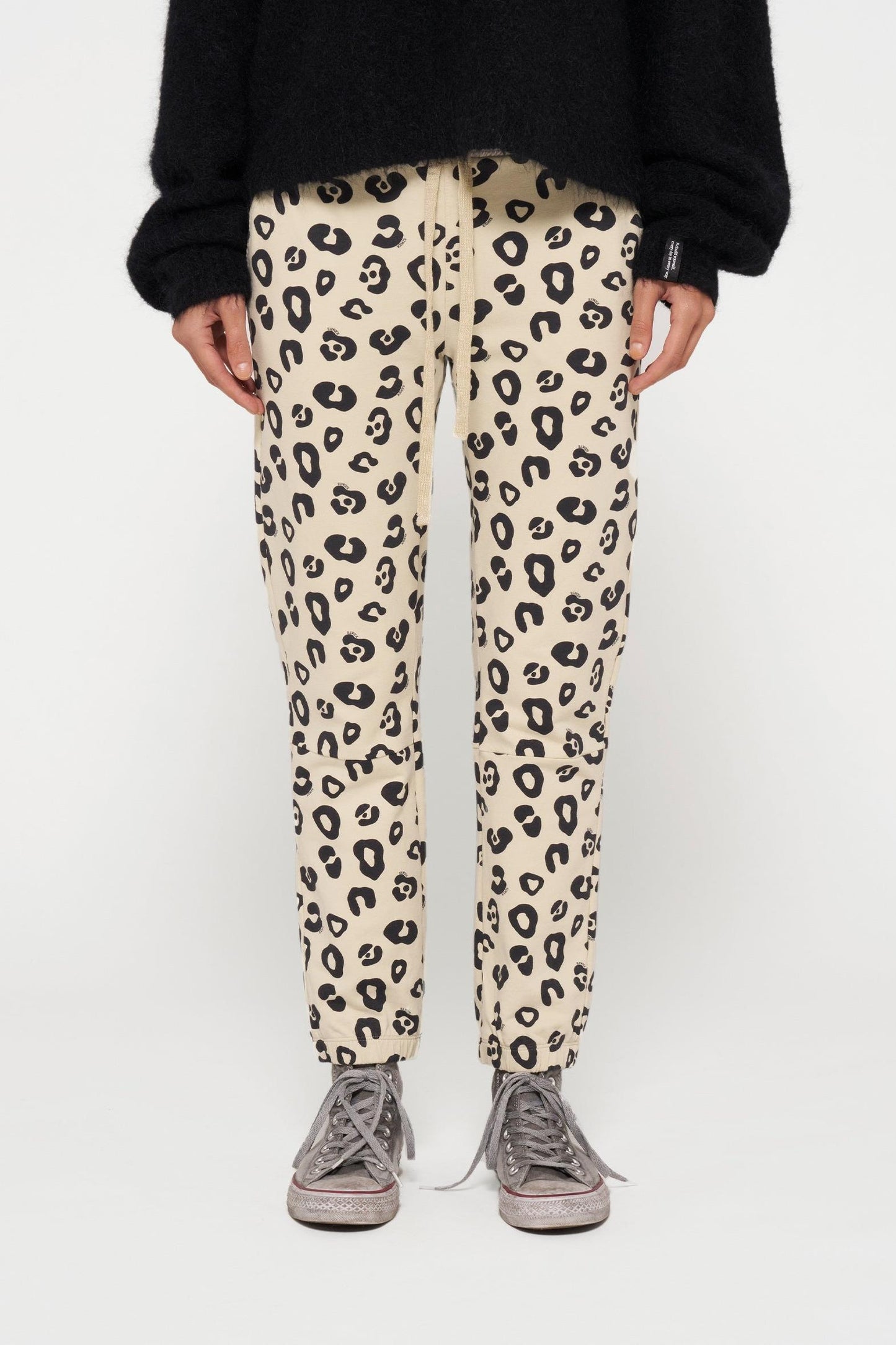 CROPPED JOGGER LEOPARD