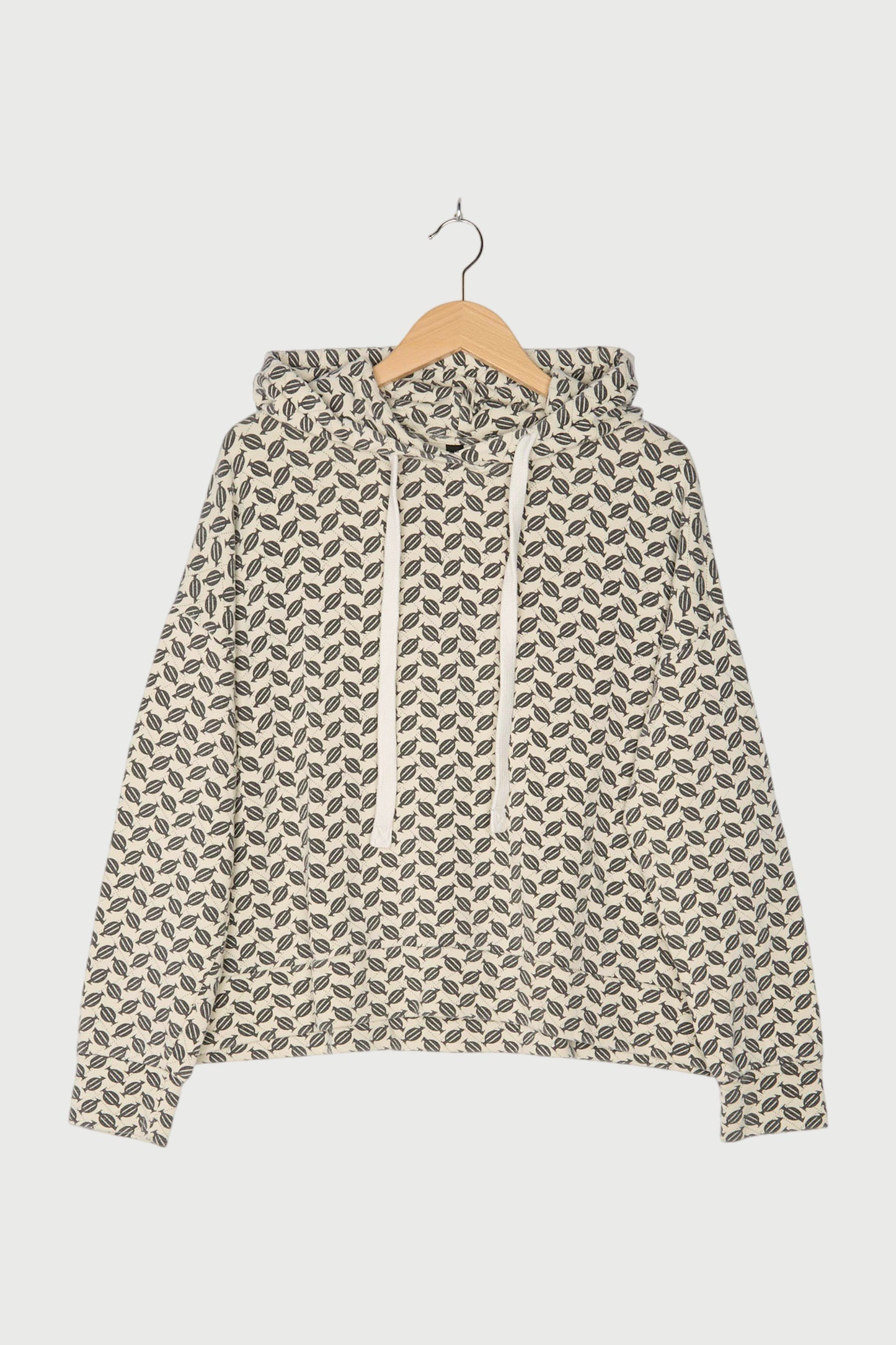 CROPPED HOODIE MONOGRAM