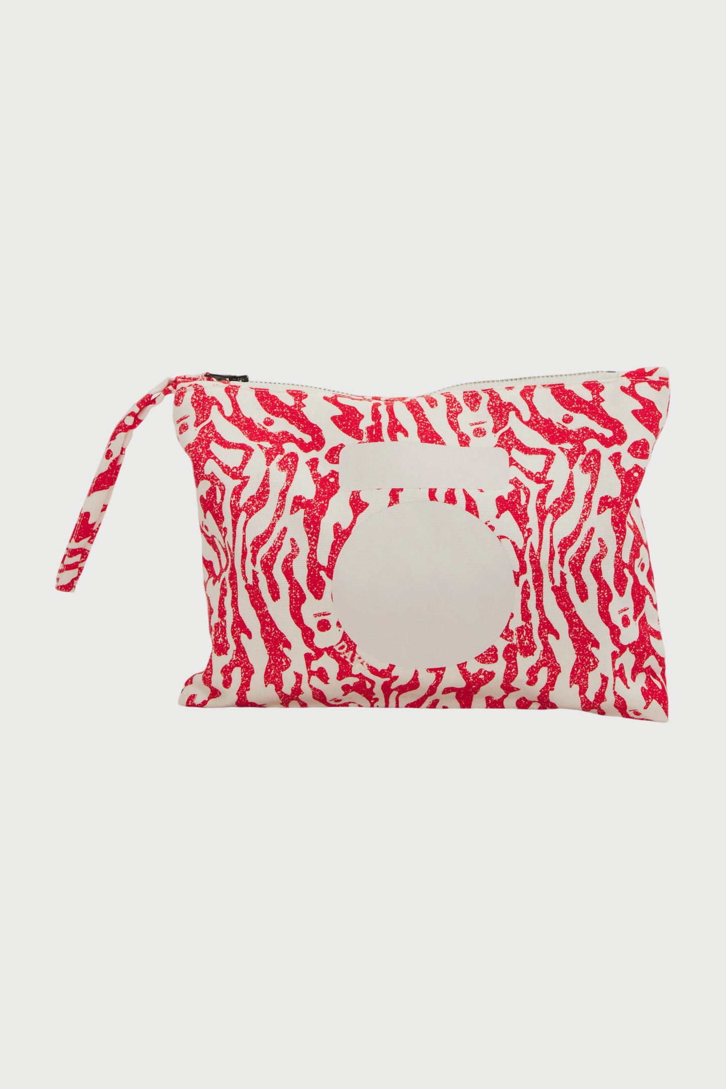 CANVAS CLUTCH ZEBRA