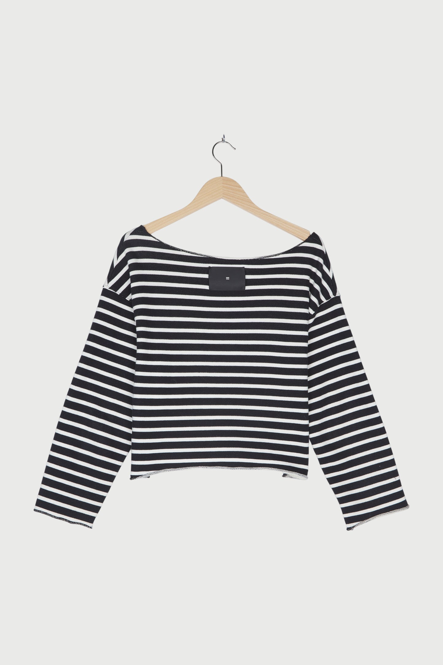 BOAT NECK SWEATER STRIPES
