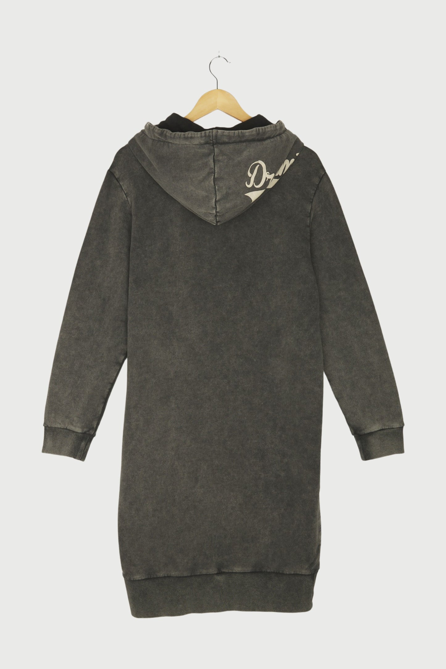 hooded cardigan stonewash