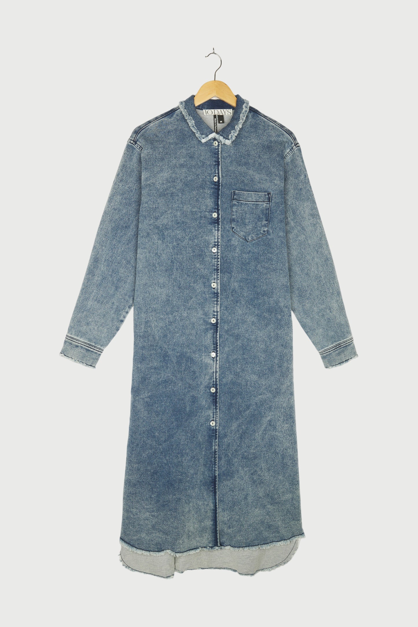 SHIRT DRESS JOG DENIM