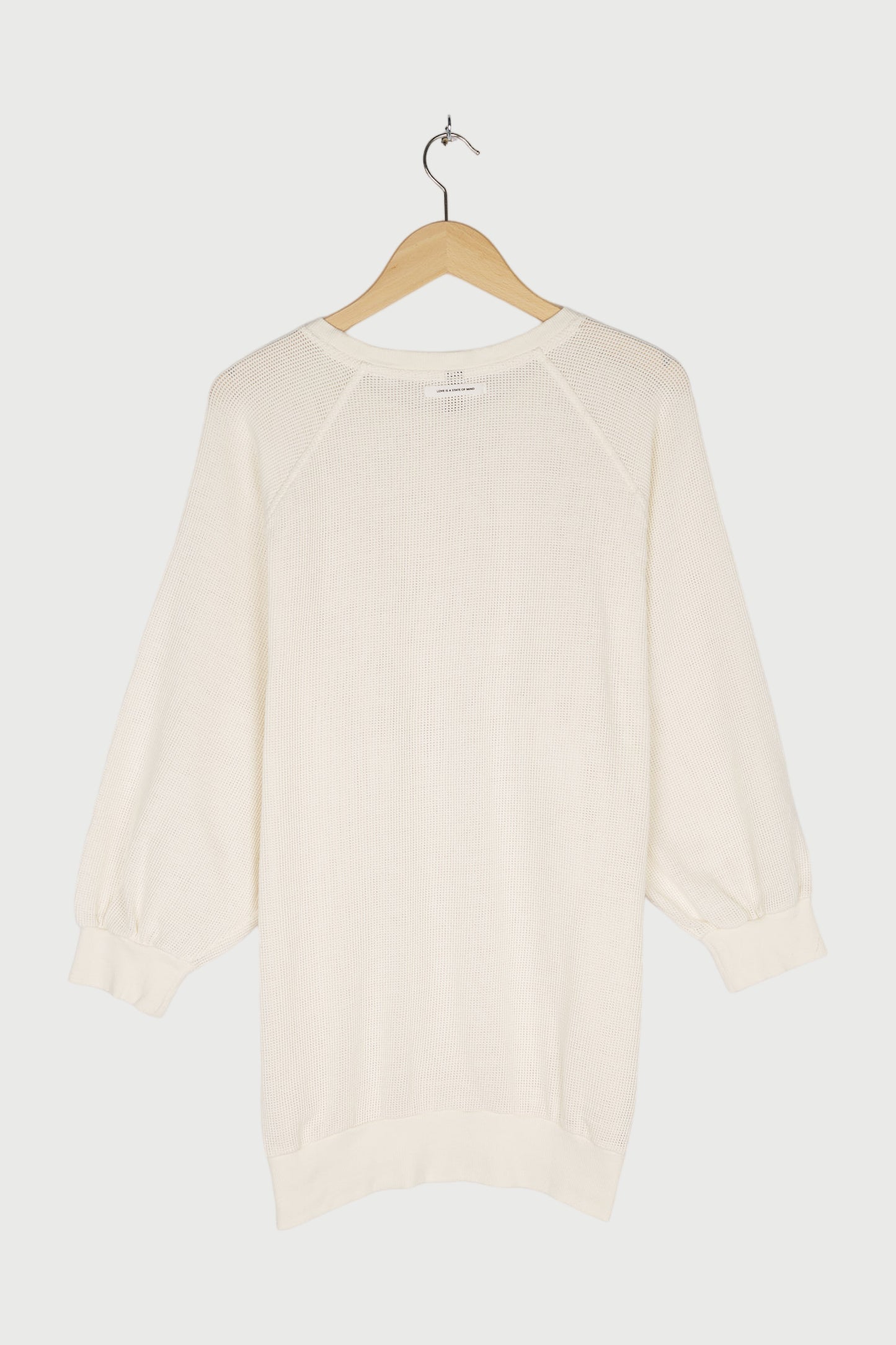SQUARE MESH SWEATER