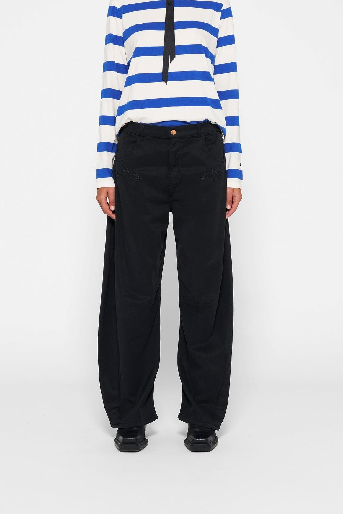 LONGSLEEVE TEE BOW STRIPE