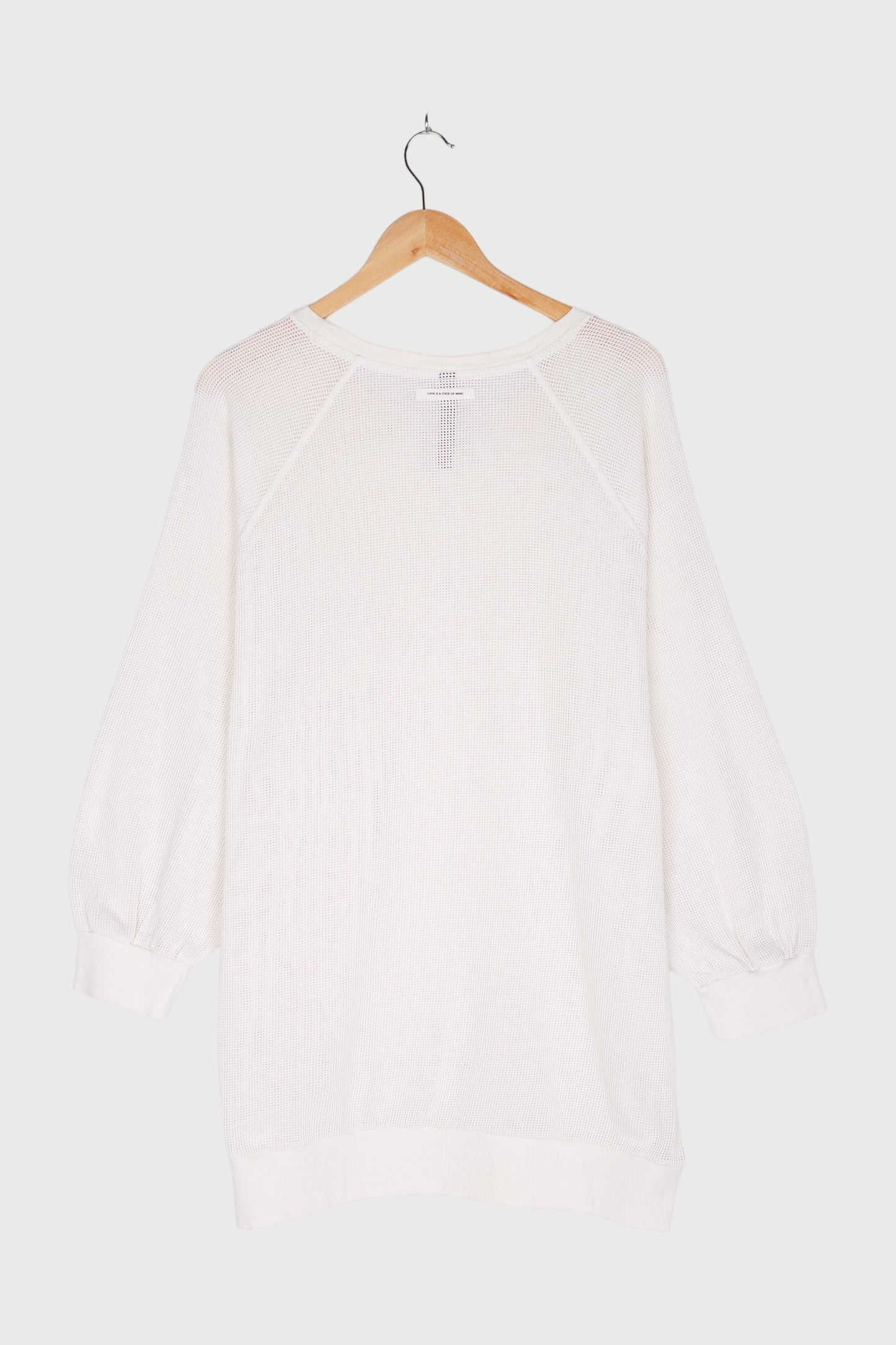 SQUARE MESH SWEATER