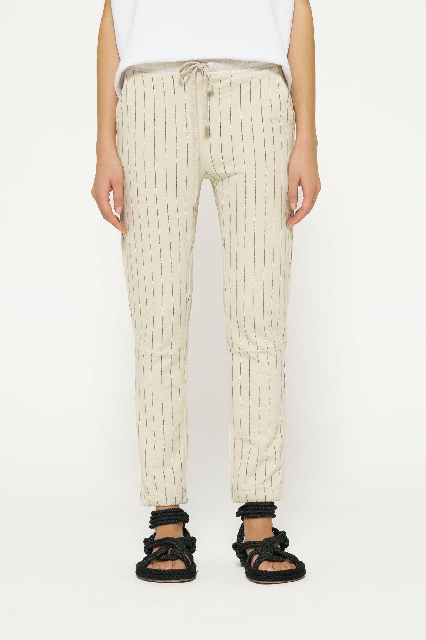 CROPPED JOGGER PINSTRIPE