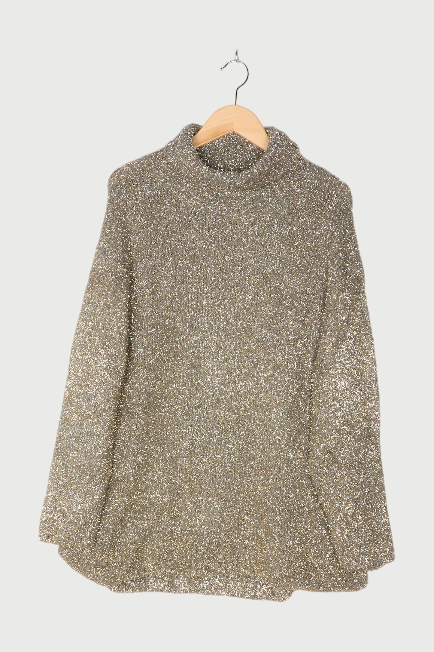 OVERSIZED TURTLENECK SWEATER LUREX