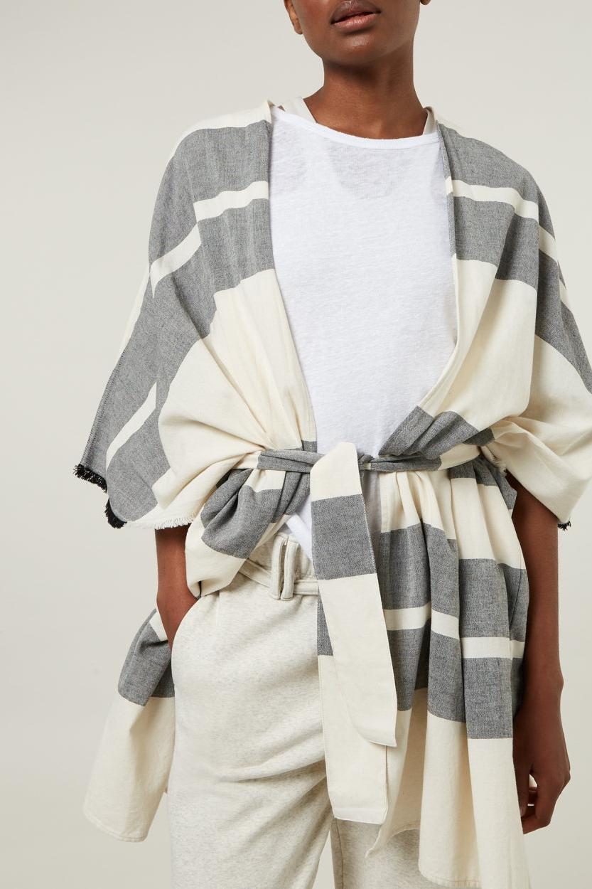 KIMONO BLOCK STRIPE