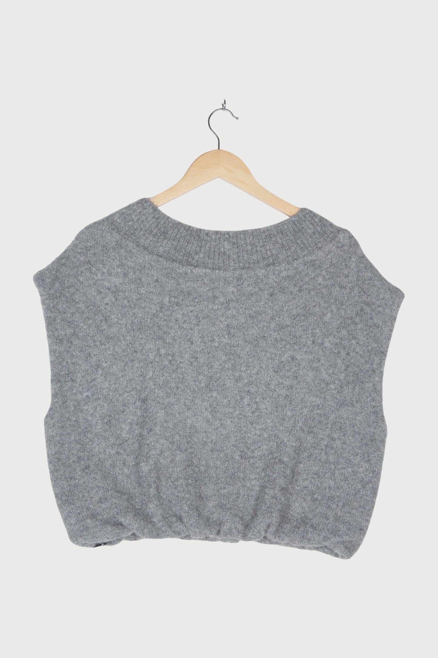 BALLOON KNIT SLEEVELESS
