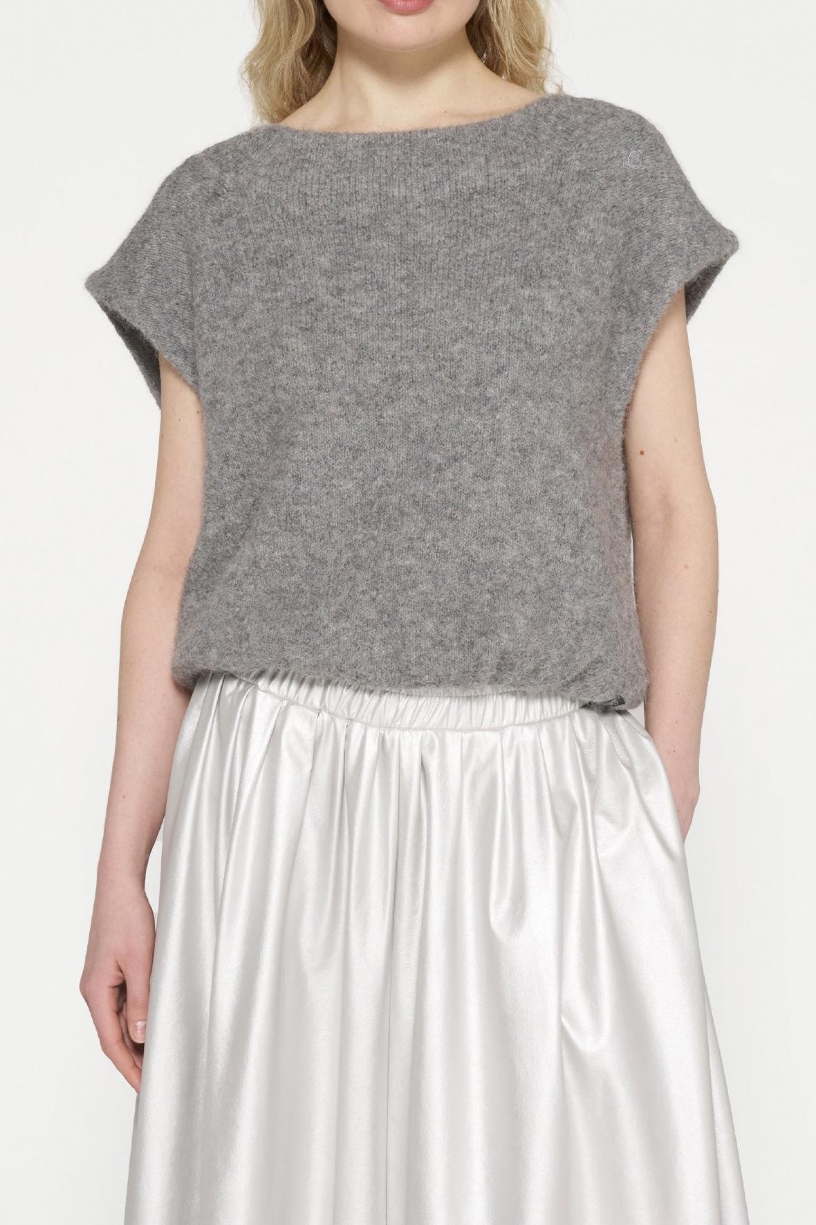 BALLOON KNIT SLEEVELESS