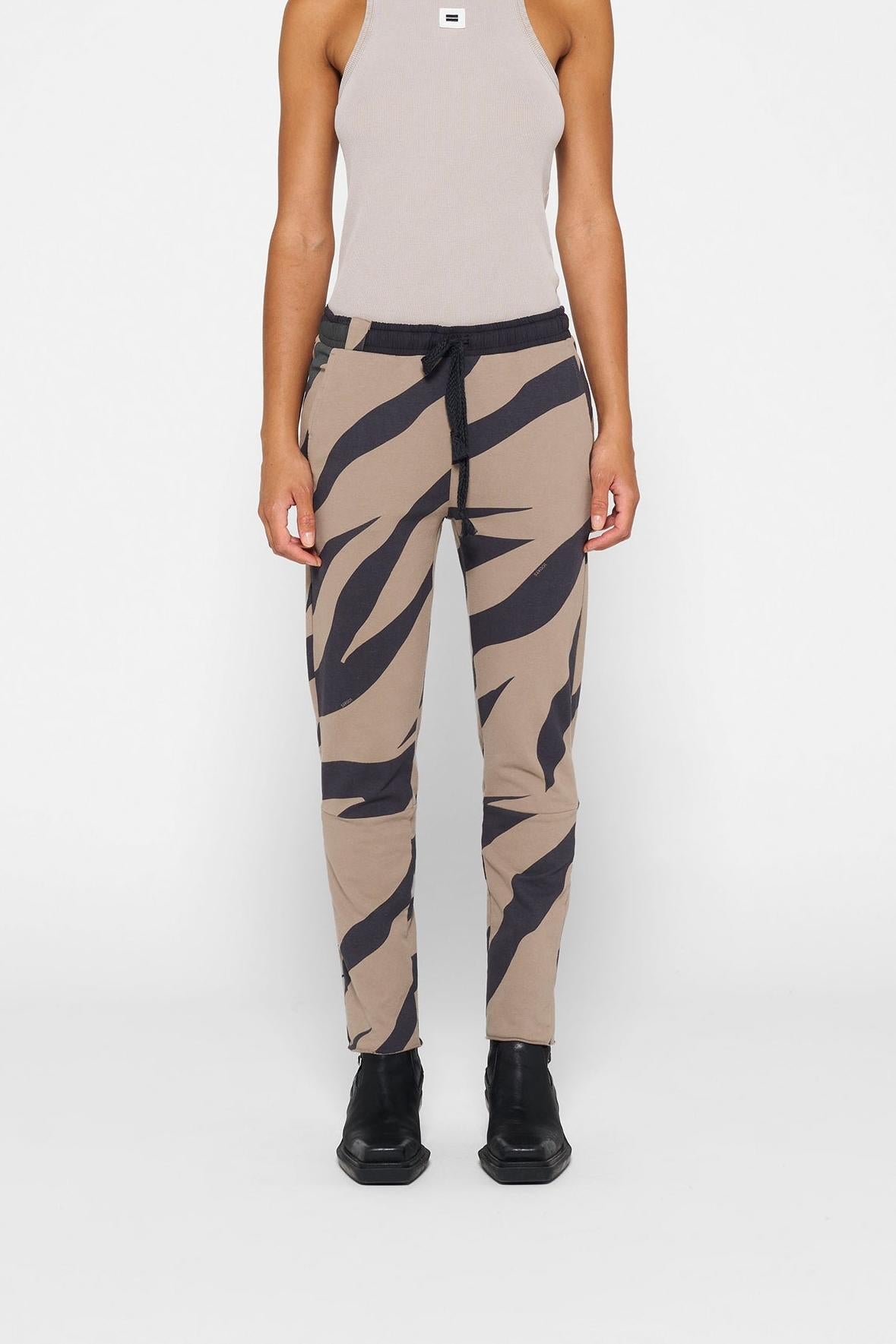 CROPPED JOGGER ZEBRA