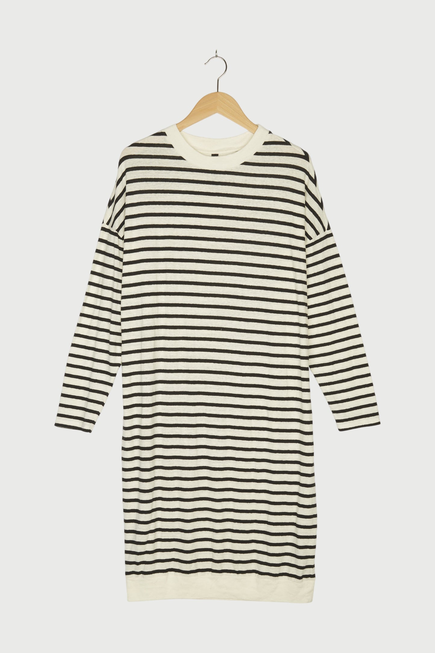 BELTED DRESS STRIPES