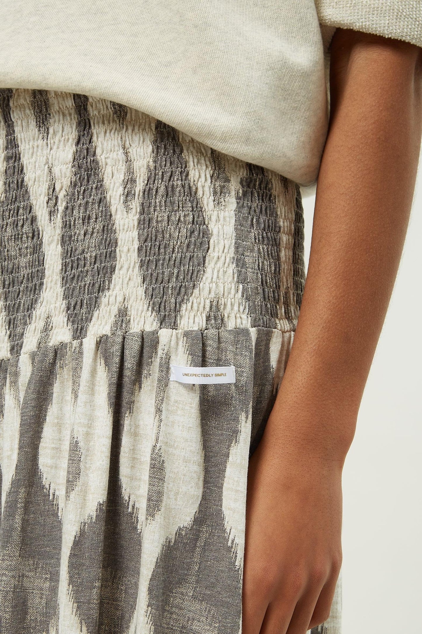SMOCK SKIRT IKAT