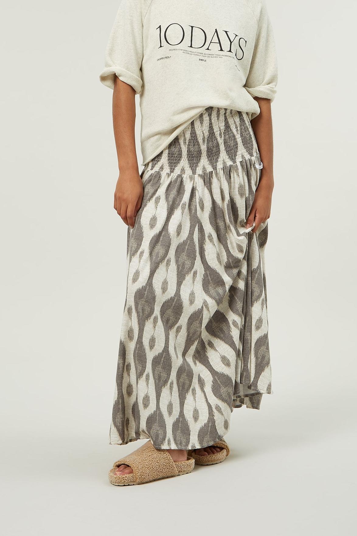 SMOCK SKIRT IKAT