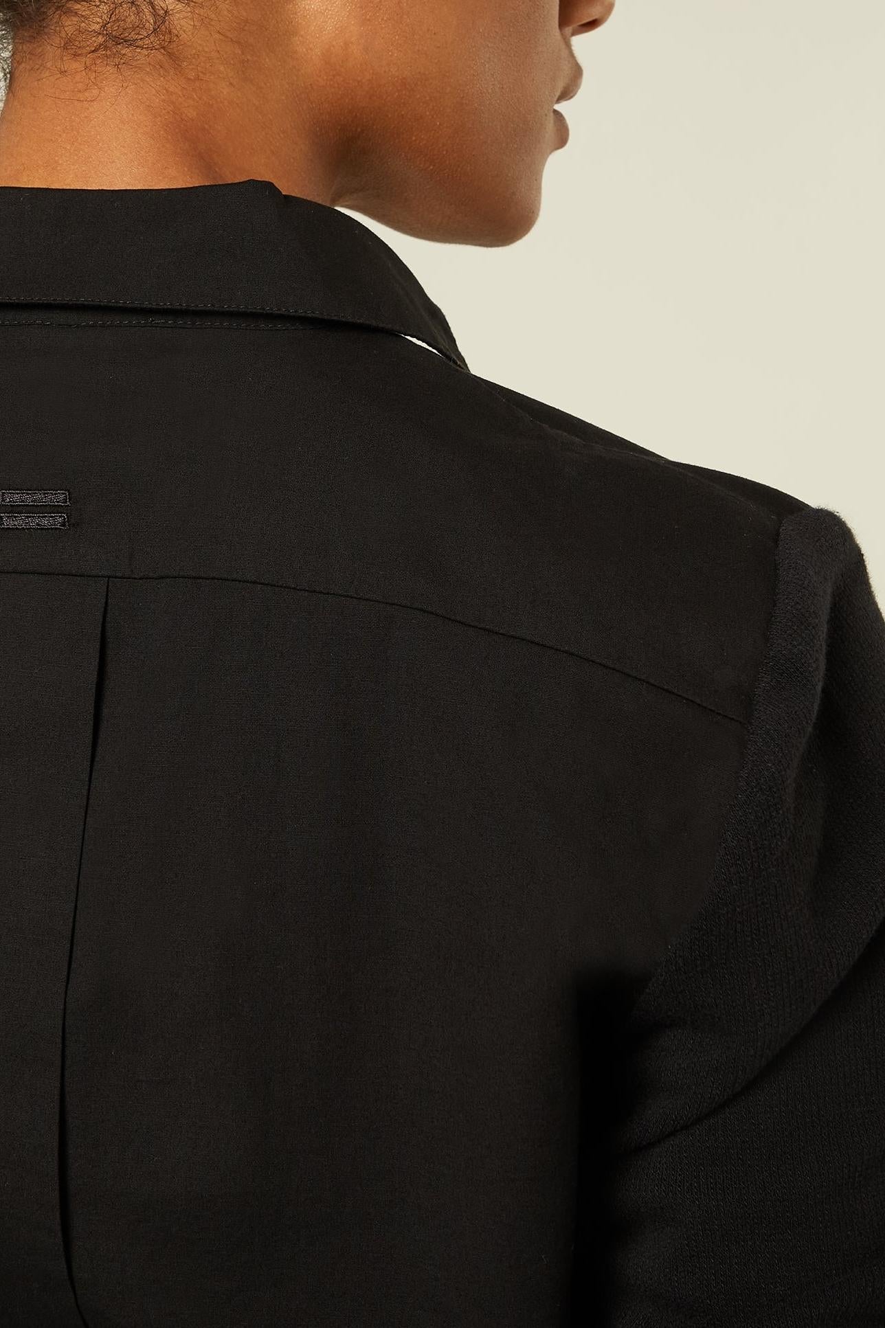 POPLIN CONTRAST SHIRT