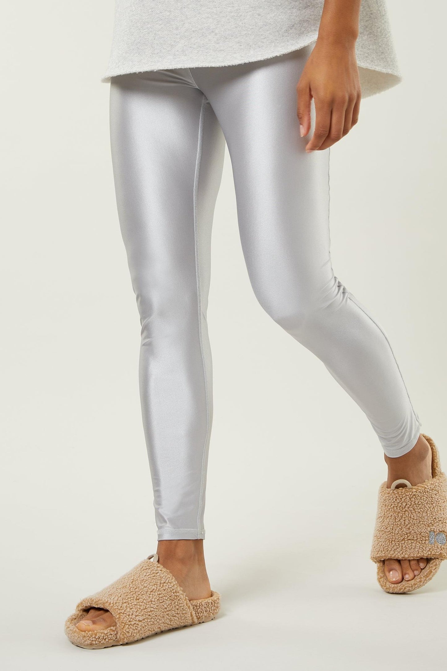 METALLIC YOGA LEGGINGS