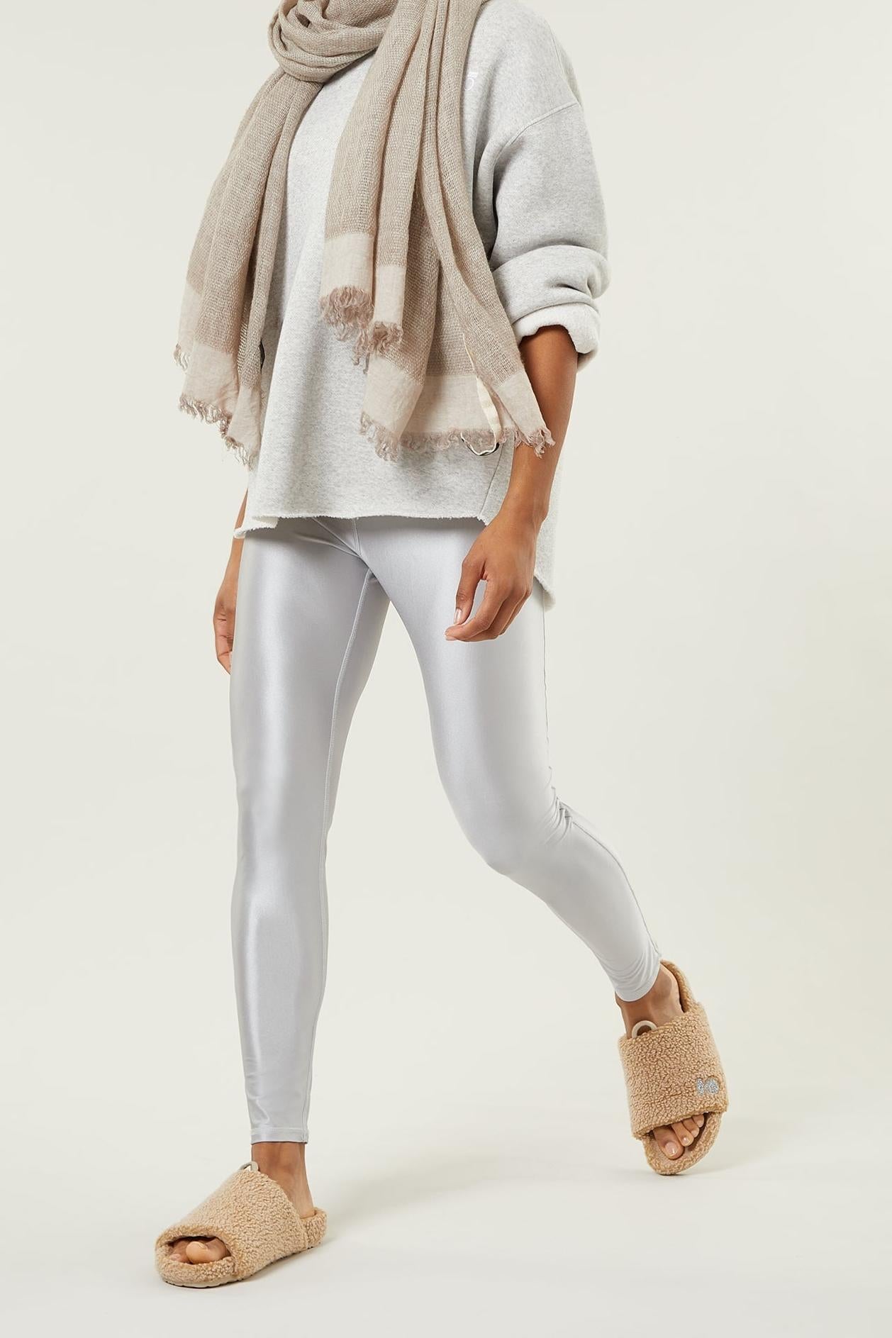 METALLIC YOGA LEGGINGS