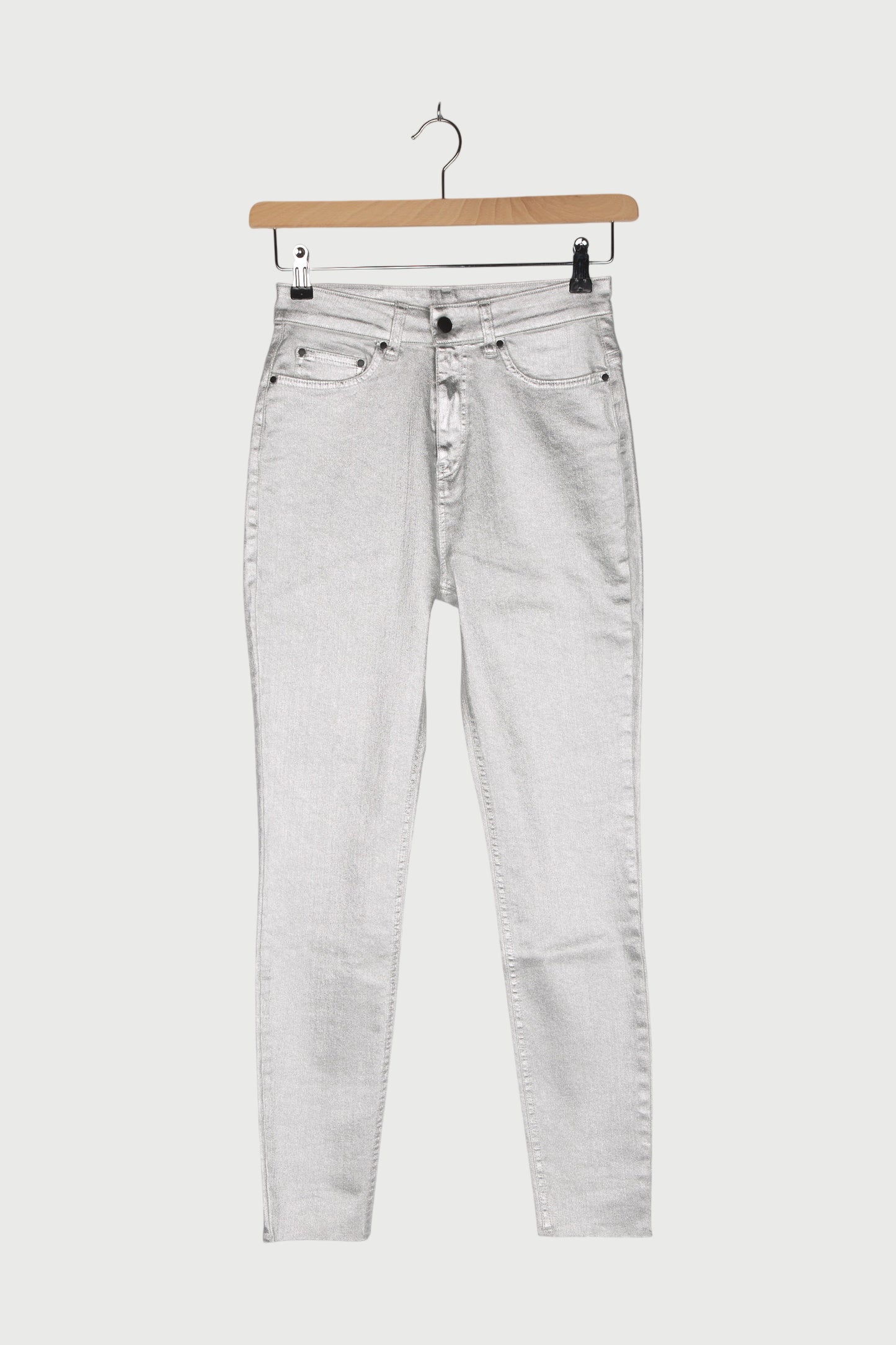 SKINNY DENIM METALLIC
