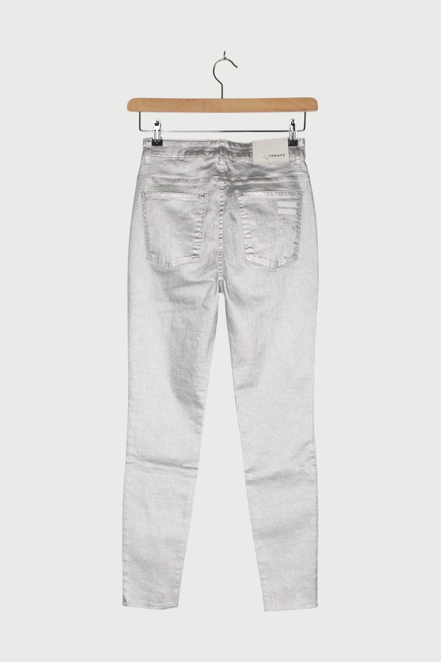 SKINNY DENIM METALLIC
