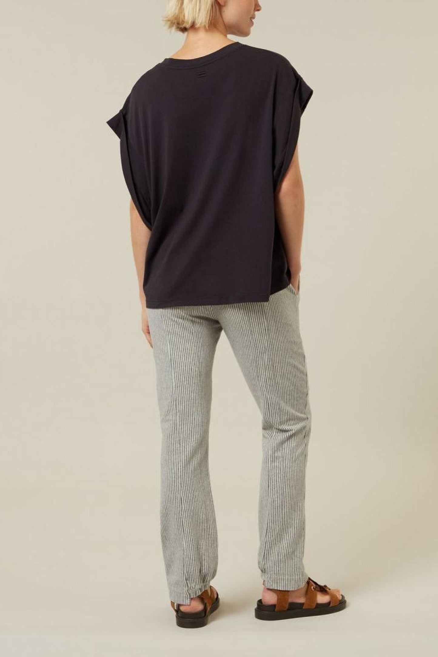 STRAIGHT JOGGER DENIM STRIPE