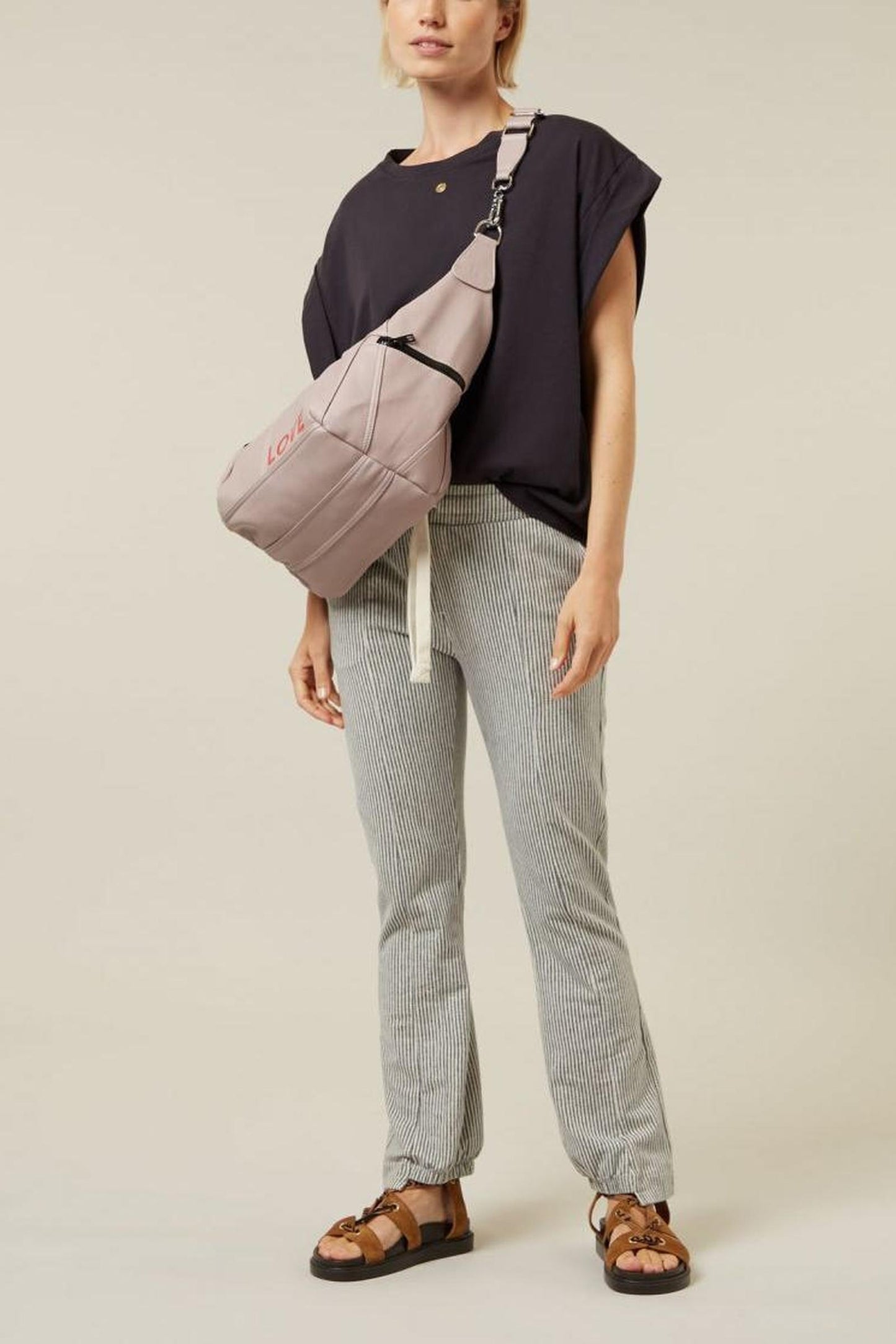 STRAIGHT JOGGER DENIM STRIPE