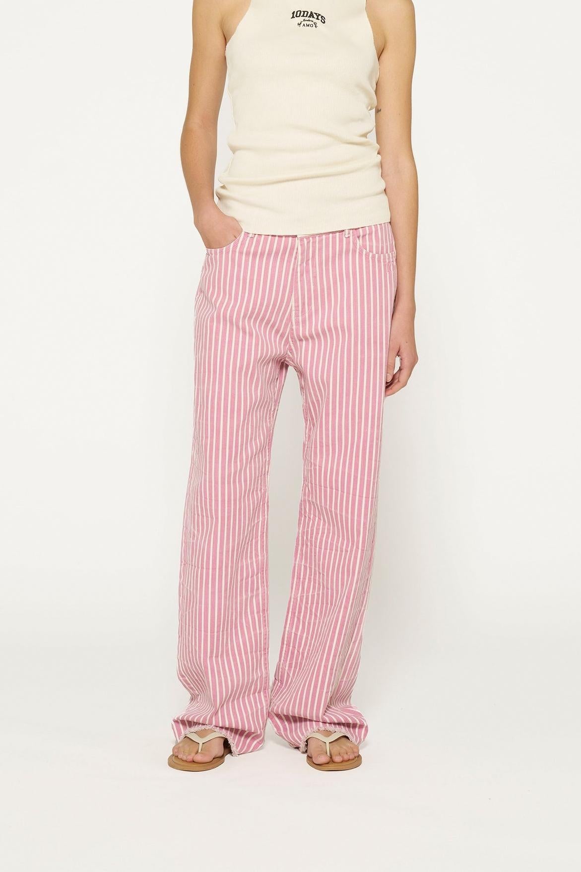 TWILL PANTS STRIPE