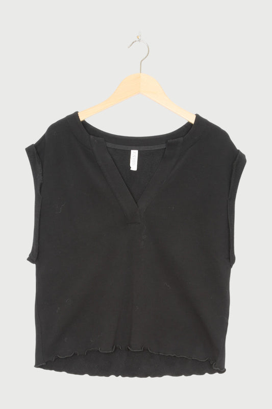 V-NECK TOP FLEECE