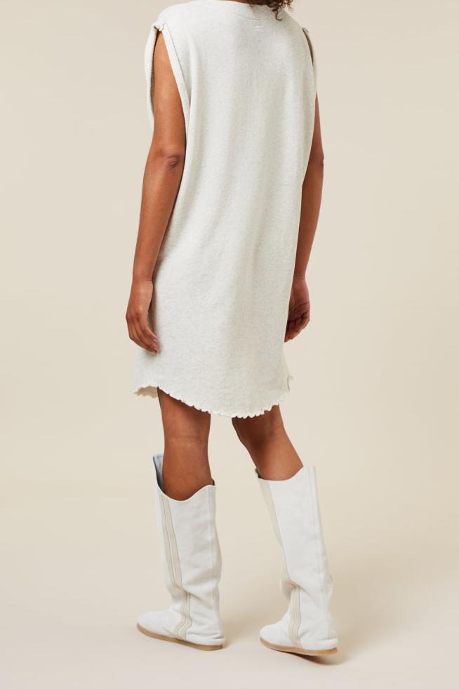 V-NECK DRESS FLEECE
