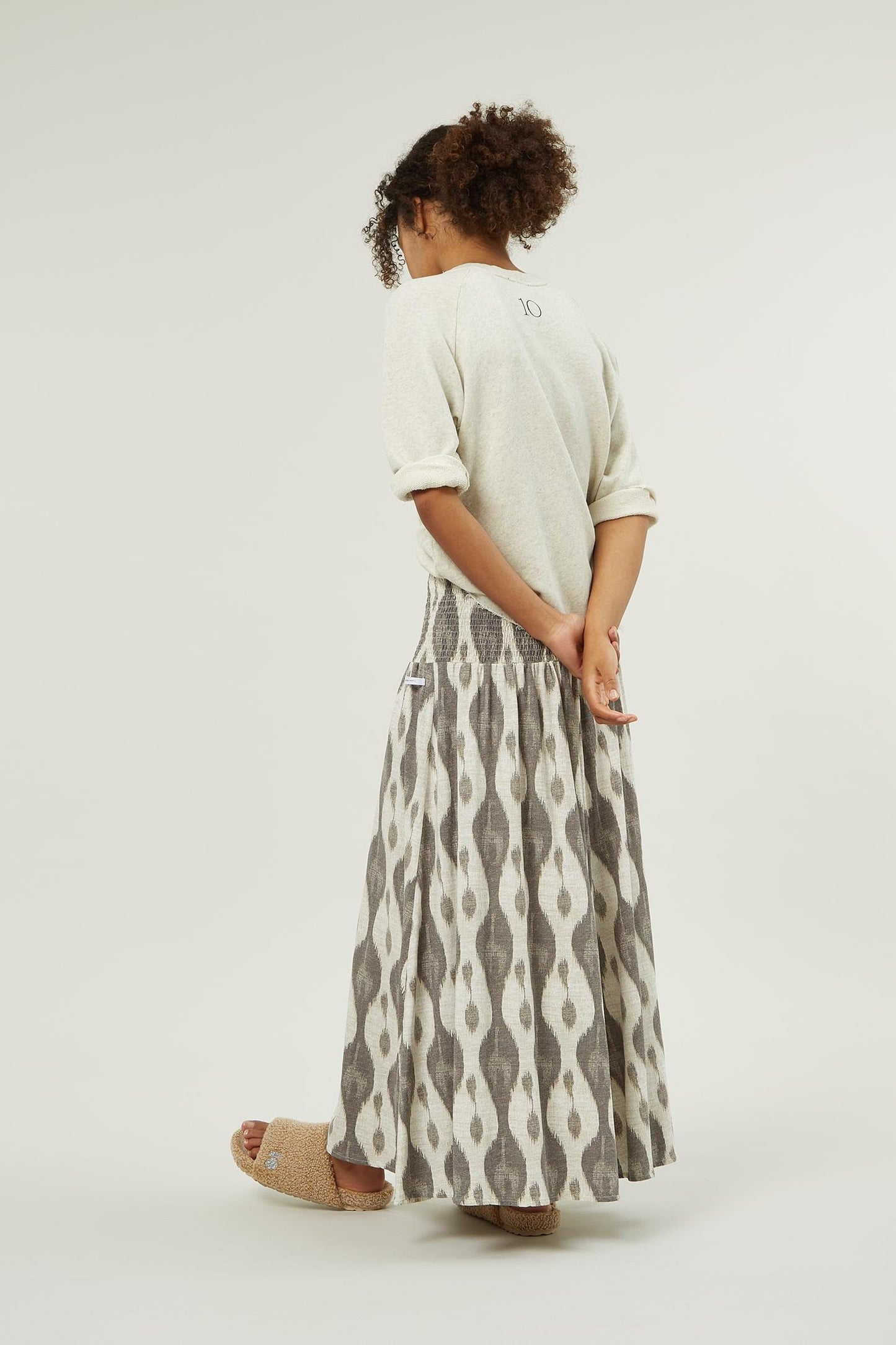 SMOCK SKIRT IKAT
