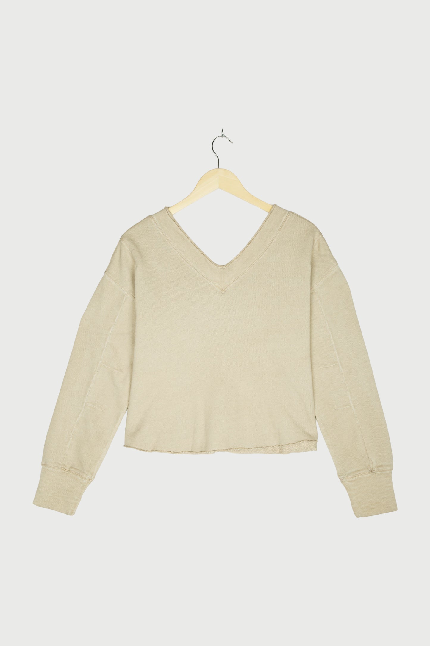 DOUBLE V-NECK SWEAT