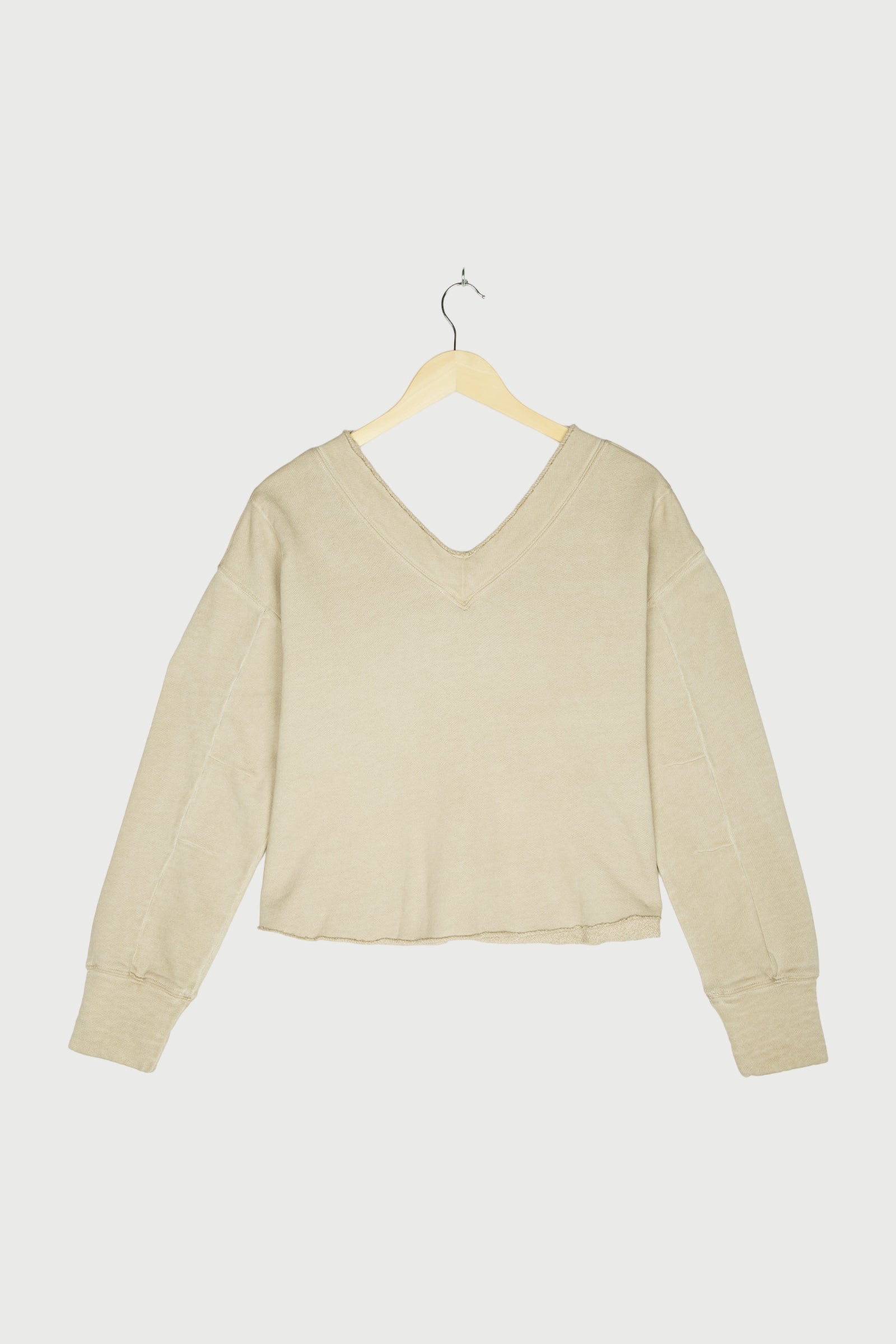 DOUBLE V-NECK SWEAT