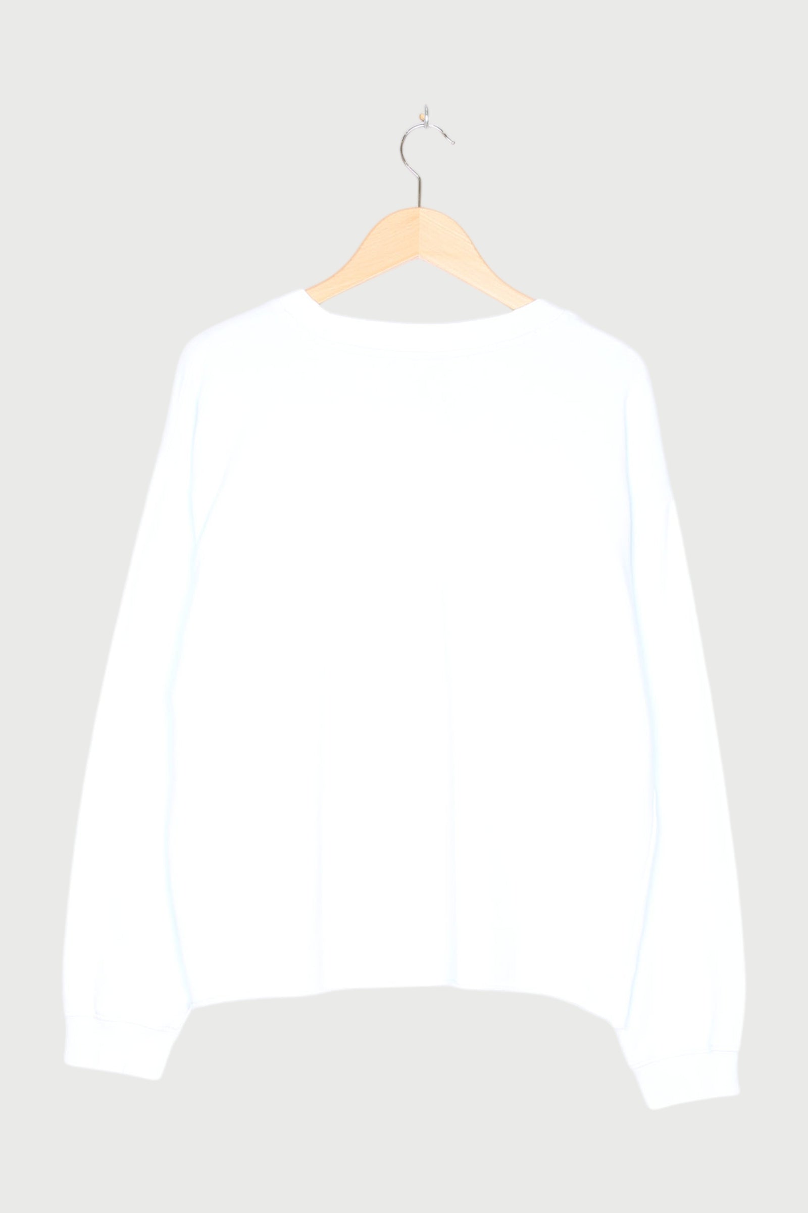 RAW EDGE LOGO SWEATER
